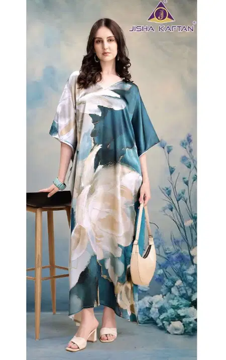 Jisha Satin Breeze Vol 5 By Jelite Printed Japan Satin Online Kaftan Wholesale
